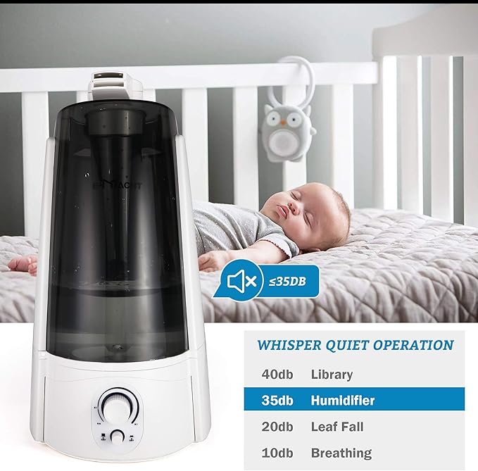 TRY & DO Plant Humidifier Indoor Double Nozzle Multi Air Humidifier with Negative Ion Mode 5L large Air Humidifier Baby Humidifiers for Nursery Auto Shut Off - Image 7