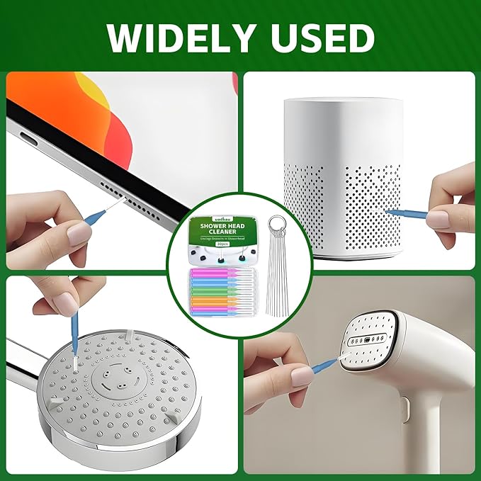 Shower Head Cleaner Tool Set, Multi-Size Shower Head Cleaning Brush for Small Hole Anti-Clogging Nozzle with Storage Boxes, Picks Fitting Nozzle Unclogger for Household Bathroom (30 Pcs) - Image 7