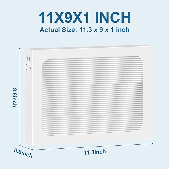 9 x 11 x 1 Air Filter for Santa Fe Compact70 Dehumidifier Ultra70 Element Compact2 UA 65H, 2 Pack - Image 2