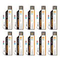 Frigga 10 Pack Temperature Data Logger Disposable Temperature Recorder 28800 Points USB Temperature Loggers Single Use High Accuracy 200 Days Cold Chain Transportation with PDF CSV Report, U1 by Frigga