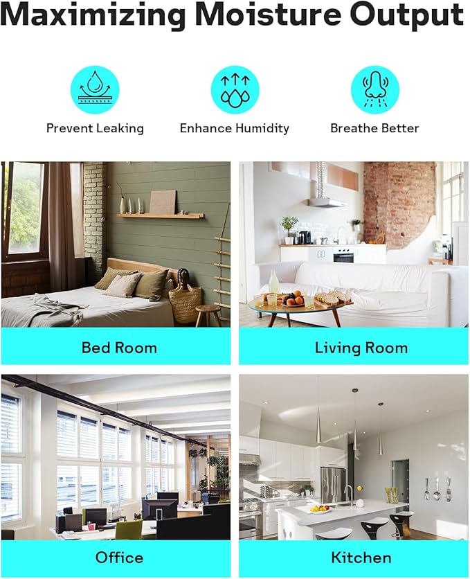Leemone Humidifier Wicking Replacement Filter Compatible with Canopy Bedside and Nursery Humidifiers, Made with Wood Pulp, Paper Filter，3-Pack - Image 7