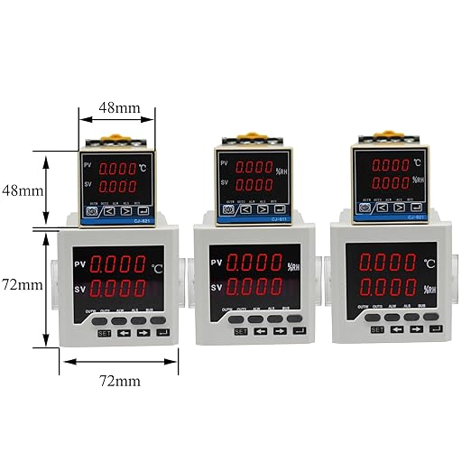 Digital Temperature and Humidity Controller with Sensor Type Panel Thermostat Hygrometer 1Pcs(4) - Image 3