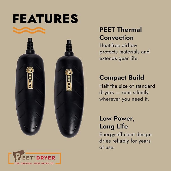 PEET, Power Cell Shoe and Boot Dryer, Portable & Lightweight Shoe Dryer, Silent & Energy Efficient - Image 4