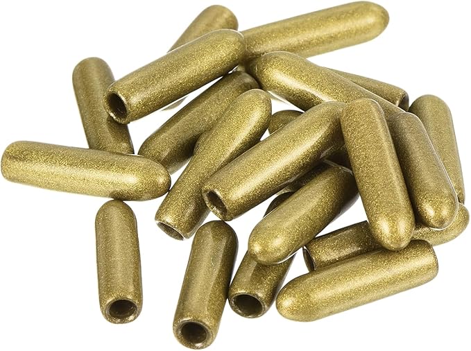 uxcell 20pcs Rubber End Caps 2.5mm ID Vinyl Round Tube Bolt Cap Cover Thread Protectors Gold - Image 4