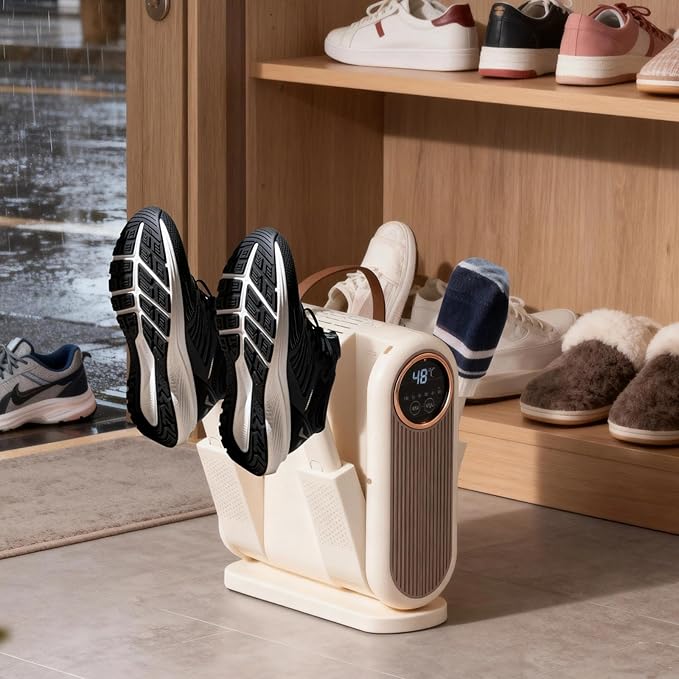 Boot and Shoe Dryer - Portable Handheld Dryer for Sneakers, Gloves and Socks, Fast Drying, Adjustable Timer, Energy Saving, Can Add Rose Salt to Help Reduce Odor - Image 4