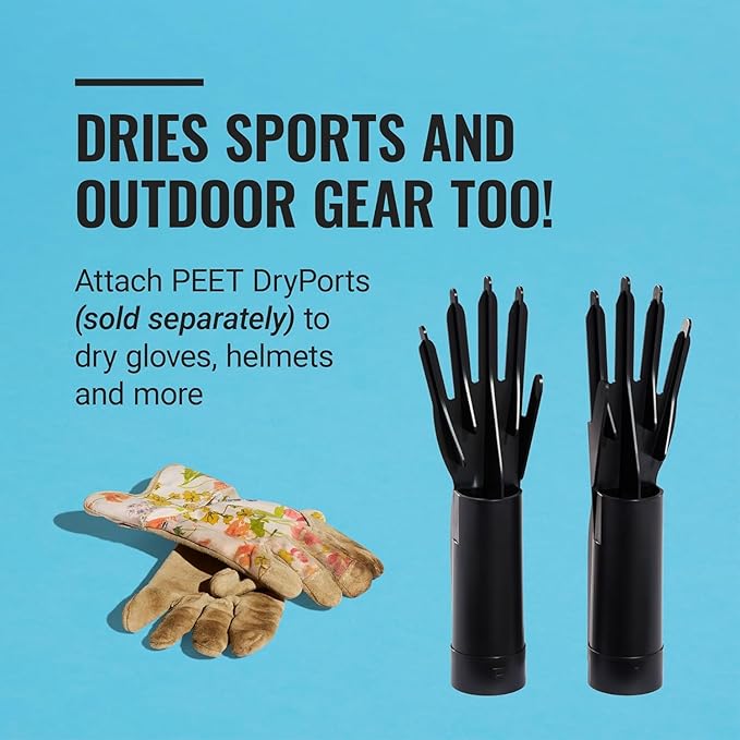 PEET, Original Dryer, Electric Shoe Dryer, Effective Drying for Work Boots & Outdoor Gear, Athletic Gear, Portable, Silent & Energy-Efficient, Made in USA - Image 5