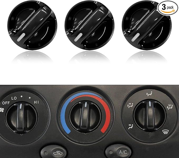 3Pcs AC Climate Control Module for Toyota Tundra Accessories Tacoma Shift Knob for A/C Air Conditioner Heater Blower Fan Compatible with 2000 2001 2002 2003 2004 2005 2006 Toyota Tundra by Unknown