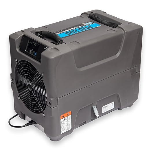 Dri-Eaz PHD 200 Commercial Dehumidifier with Pump, Industrial Dehumidifier (F515), Crawl Space and Basement Drying by DriEaz