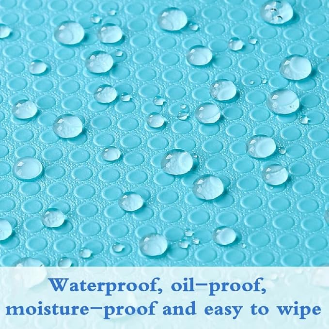 Shelf Liner, Drawer Liners for Kitchen,Non Adhesive Water Resistant, Strong Grip,Easy Clean and Trim, Smooth Surface Liners for Kitchen Cabinets, Shelves, Pantry（17 inches x 60 inches） - Image 6