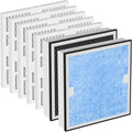 Carmerny HEPA 550 & Activated Carbon MERV-13 Pre-Filter Replacement Set Compatible With AlorAir CleanShield Air Scrubber, 2 HEPA and 5 MERV-13 Pre-Filters by Carmerny