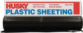 Husky CF0606B 6 ML Polyethylene Plastic Sheeting, 6' x 100', Black by SnowLion