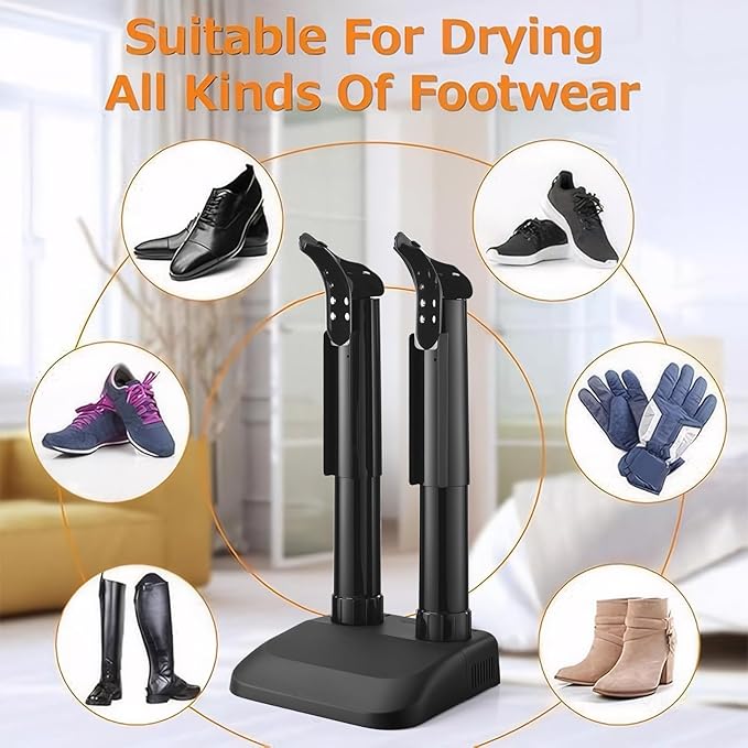 Air Choice Boot Dryer, Boot Warmer for Men, Fast Drying, Overheat Protection, One-button Operation, Constant Temperature, Ultra Quiet, Shoe Dryer for Work Boots, Sneakers, Snow Boots, Socks, Gloves - Image 4