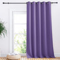 NICETOWN Sliding Door Curtains, Wide Thermal Blackout Patio Door Curtain Panel, Lilac Purple, W70 x L95, Sliding Door Drapes/Draperies with Grommet Top by NICETOWN