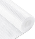 Bloss Shelf Liners，Non Adhesive EVA Drawer Mat Liners Roll for Bathroom,Kitchen,Desks,Deco Shelves 17.7×118 inch-Clear by Bloss