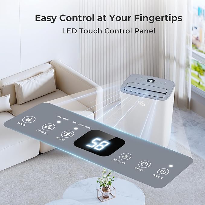 4500 Sq. Ft Dehumidifier for Basement, 52 Pint Garage Dehumidifier for Home, Bedroom & Bathroom with Drain Hose, Smart Humidity Control & Display, 3 Modes, 24H Timer & Auto Defrost - Image 3