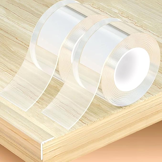 Clear Soft Corner Protectors for Furniture Strip,2 in x 13.12 FT x 2 Rolls,Sharp Edge & Table Bumper,Window Edge,Wall Protector, Soft Corner Guards Safe for Proof,Table Corner Protectors in Family by Unknown