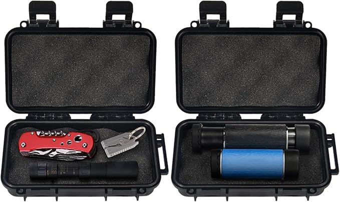 Ejoyous Waterproof Dry Storage Box, Waterproof Box Plastic Survival Container Shockproof Dry Storage Case with 2 U Shape Buckle for Fishing Camping Hiking - Image 8