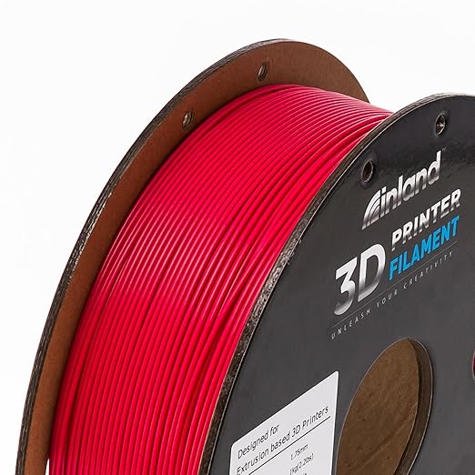 INLAND Micro Center PLA+ 3D Printing Filament 1.75mm - PLA Pro Dimensional Accuracy +/- 0.03 mm - 1kg Cardboard Spool (2.2 lbs) (1 Pack Magenta, 1.75mm) - Image 3