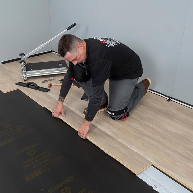 Roberts Black Jack Underlayment - 600 sq. ft. Roll - 43" x 167.5' x 2.5 mm - Image 7