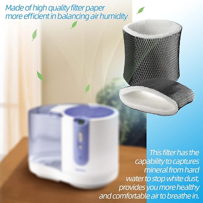 ANTOBLE Humidifier Filter Wick Replacements for Holmes HWF65 HWF65PDQ-U, Replace Part # HWF65CS Filter C - 2 Pack - Image 5