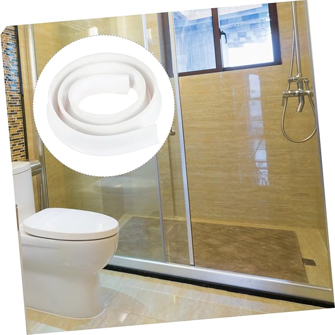2m Self-adhesive Silicone Water Retaining Strip Sealing Strip for Shower Shower Bathroom Accessories Easy Install - Image 6