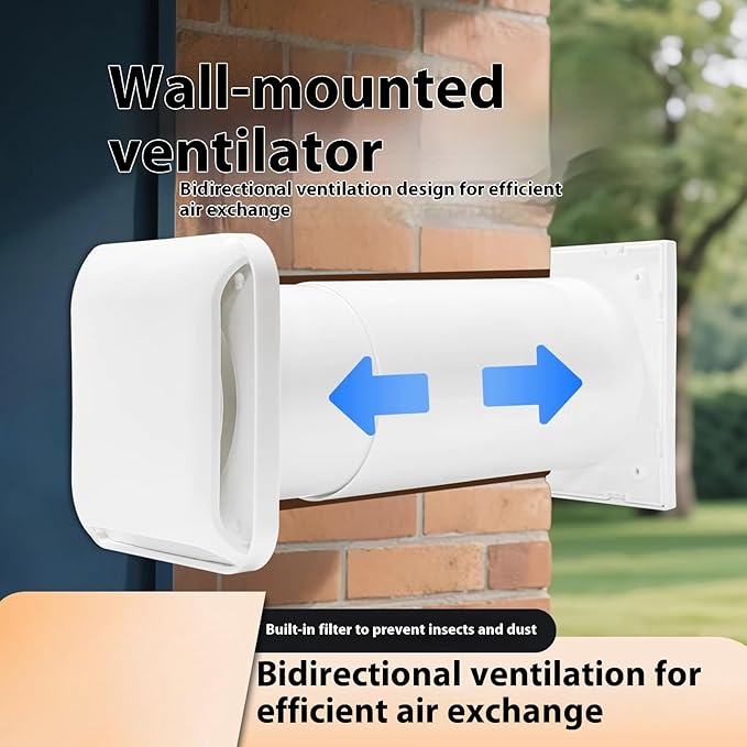 Wall Mount Build In Filter Bidirectional Airflows Quiet Designs For Control Expandable Wall - Image 4