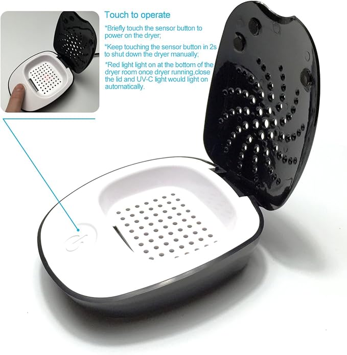 Portable USB Electric Dehumidifier Hearing Aid Dryer,Temperature Range 104-122 Degree,Energy-efficient and Safe - Image 4