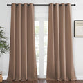 NICETOWN Bedroom Curtain Room Darkening Drapery 102 inches Length - Home Fashion Thermal Insulated Grommet Room Darkening Curtain for Living Room (Cappuccino, 1 Panel, 52 x 102 inches) by NICETOWN