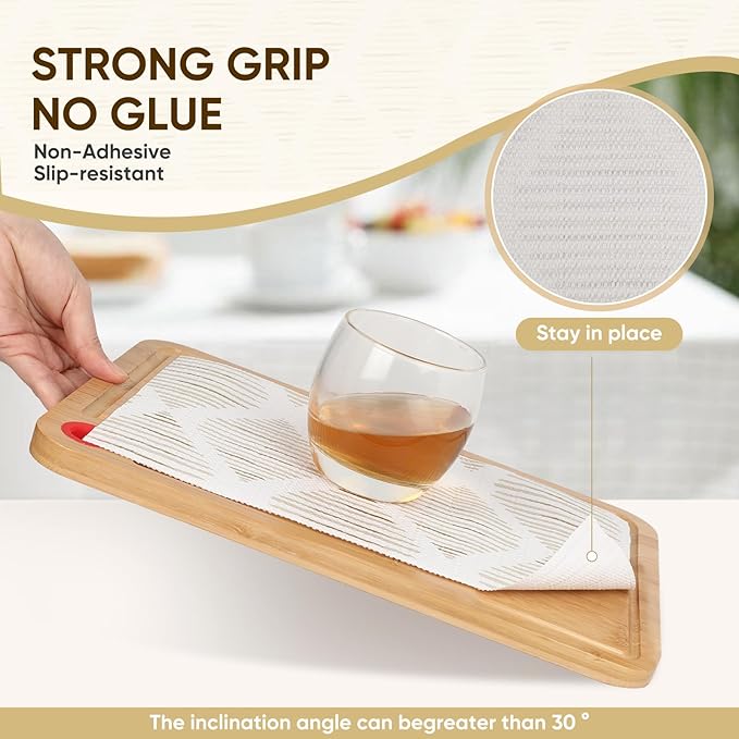 Drawer and Shelf Liner for Kitchen Cabinet, Cupboard, Desks, Pantry, Tool Box Waterproof Non Adhesive Non-Slip Easy to Clean 16in X 240in - Image 3