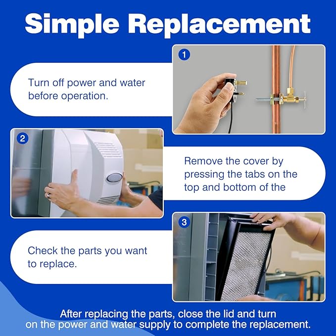 4750 Humidifier Maintenance Kit, Includes Replacement Water Panel Filter for Model 35 humidifier, Compatible with AprilAire Whole-House humidifier Models: 700, 700A, 700M, 760, 760A, 768 - Image 7