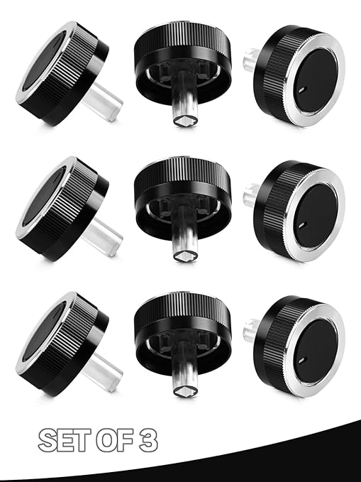 Upgraded 3PCS Toyota Tundra AC Knobs Compatible with 2000 2001 2002 2003 2004 2005 2006 Toyota Tundra Accessories, AC Heater Blower Fan Switch Control Button Replacement for 55905-0C010, 559050C010 - Image 8