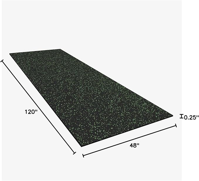 Flooring Inc's 1/4" Thick Tough Rubber Flooring Roll | Flexible Recycled Rubber Floor Mats for Home Gym | Heavy Duty Rubber Mat for Home Gyms, Sheds, Horse Stall Mat or Trailer - Image 7