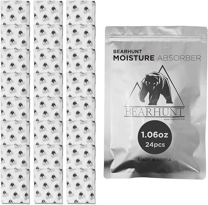 BEARHUNT Moisture Absorber Deodorant - Shoes, Closet, Tent etc. (1.06oz X 24pcs) by BEARHUNT