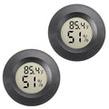 Mini Hygrometer Digital Thermometer Humidity Meter 2 Pack Hygrometer Thermometers Indoor/Outdoor Humidity Monitor Reptile Thermometer for Greenhouse Garden Cellar Fahrenheit(℉)/ Celsius(℃) by WEIMELTOY