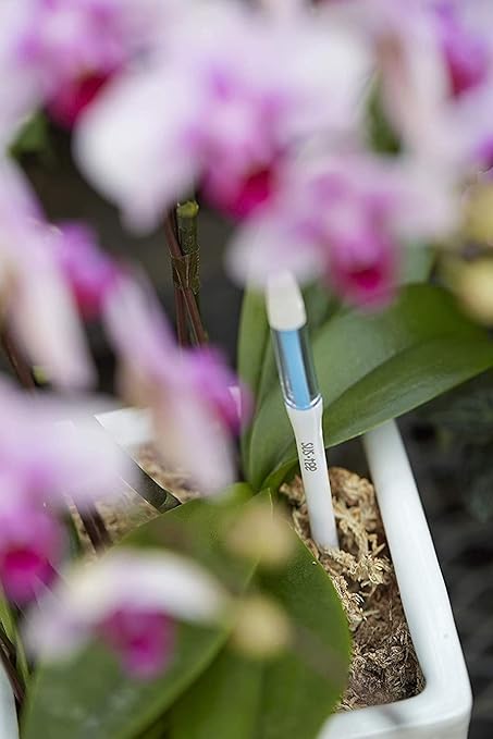 IPPINKA Sustee Aquameter, White, Small, Bundle of 12, Soil Moisture Meter for Potted Plants - Plant Water Sensor (Refillable Style) - Image 8