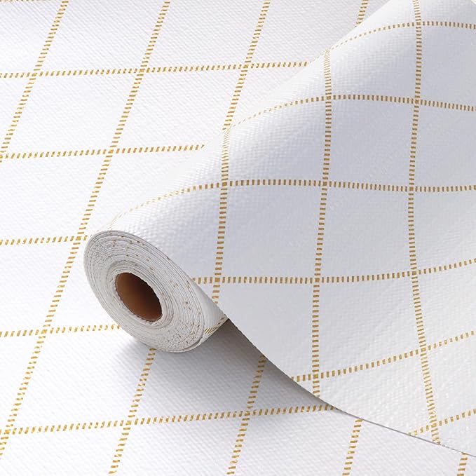 Drawer and Shelf Liner for Kitchen Cabinets Non-Adhesive and Strong Grip Shelf Liner Waterproof Non-Slip Drawer Line Striped Cabinet Liner for Shelves Dressers Easy to Clean 12INX20FT by Unknown