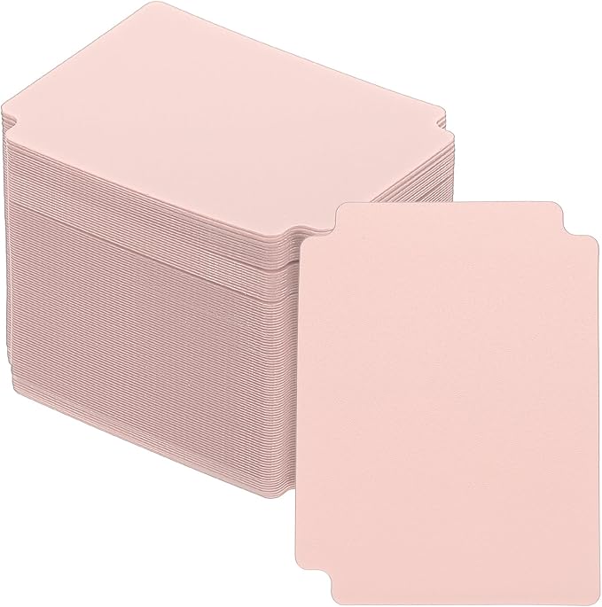 PATIKIL Trading Card Dividers, 100 Pcs Index Card Football Card Sorter Storage Boxes Organizer Tray Accessories for Sports Game Baseball Card, Pink by PATIKIL