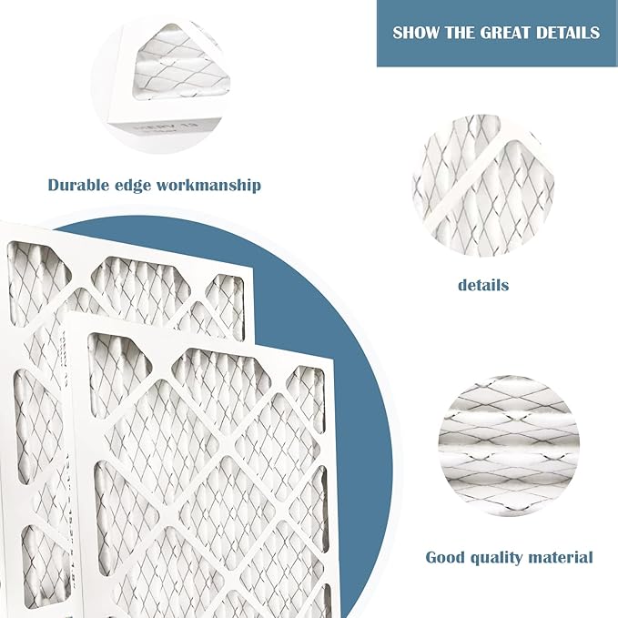 PN07126 MERV-13 Dehumidifier Filter Replacement Compatible with Sanidry Sedona (15.2"x13.1"x1.8") - Used for Basement, 4 Pack 6-Month Cycle - Image 5