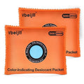500 Gram (2 Pack) Color-Indicating Desiccant Packs for Storage, Rechargeable Silica Gel Packets, Dehumidifier for Cars, Gun Safe, 3D Filaments, Safe, Electronics by Vbeijll