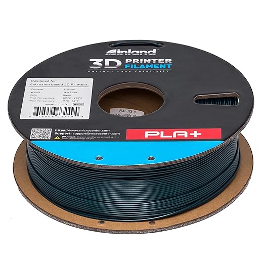 INLAND Micro Center PLA+ 3D Printing Filament 1.75mm - PLA Pro Dimensional Accuracy +/- 0.03 mm - 1kg Cardboard Spool (2.2 lbs) (1 Pack Green, 1.75mm) - Image 6