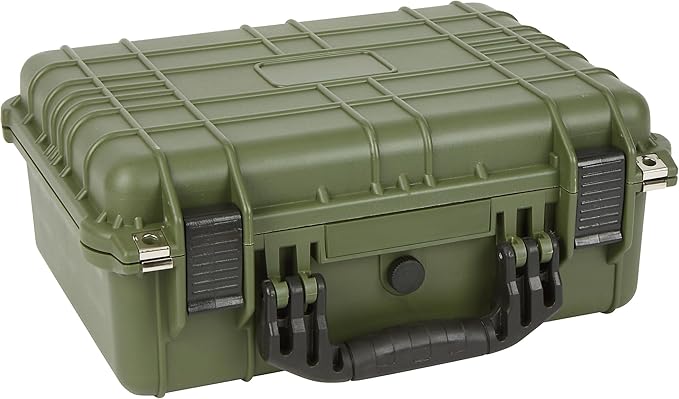 Strongway 16In. Plastic Waterproof Storage Case, Green, Model# Mj-5018_Grn by Strongway
