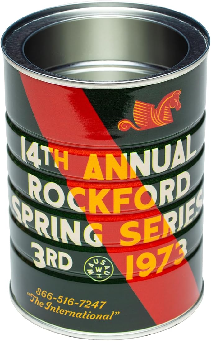 Retro Tin Can, Studio MPLS Designs, Collectable, Peel & Stick Valved End with Metal Lid, 8-12oz (4.0625 x 5.5 in) (1973 Design) - Image 2
