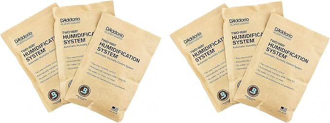D'Addario Humidipak Standard Replacement 6-Pack Bundle by DAddario