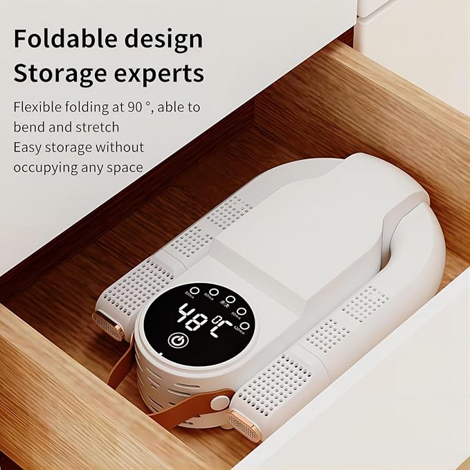 Work Boot Dryer, Boot Warmer,Boot Dryer for Work Boots,Telescopic Shoe Dryer with Smart Timer, Shoe Dryer and Deodorizer, Auto Off Timer, Folding Design and Smart Panel - Image 6