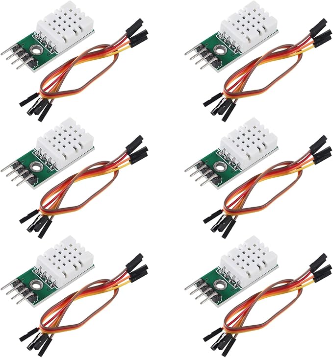 6pcs SHTC3 high-Precision Digital Temperature and Humidity Sensor Measurement Module I2C Communication Better Than AM2302 DHT22V (SHTC3) by ACEIRMC