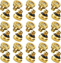 KUWAN 30pcs Brass Misting Nozzles for Cooling System 0.023" (0.6 mm) 10/24 UNC Garden (0.023) by KUWAN