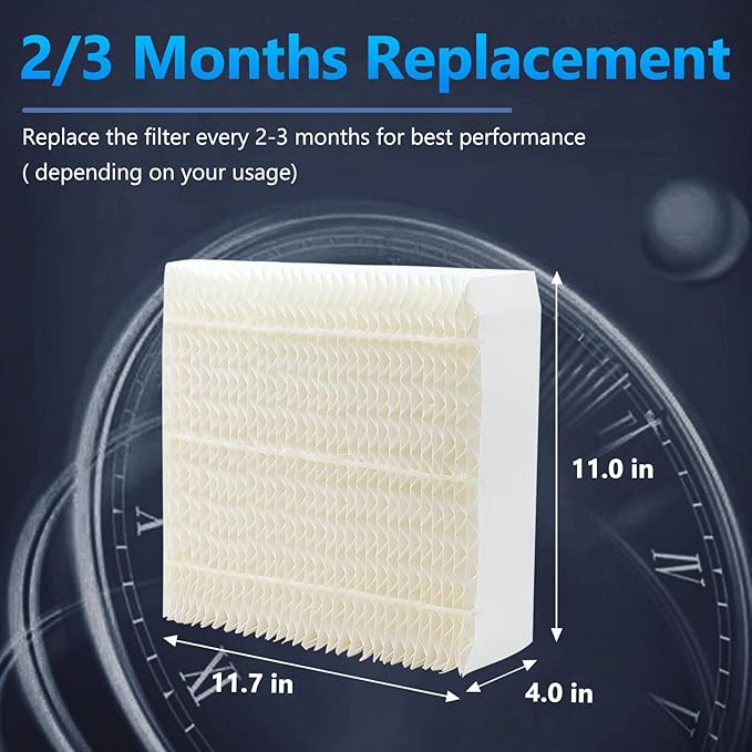 Funmit 1043 Super Humidifier Wick Filter (2 Pack) Replacement for Essick Air AIRCARE EP9500, EP9700, EP9800, EP9R500, EP9R800, 821000, 826000, 826800, 831000 Bemis Space Saver 800 8000 Humidifiers - Image 8
