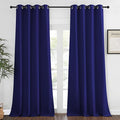 NICETOWN Blackout Window Curtain 95 inch Length - Room Darkening Thermal Insulated Grommet Large Window Treatment Light Blocking for Bedroom/Doorway (Navy Blue, 1 Panel, W52 x L90) by NICETOWN