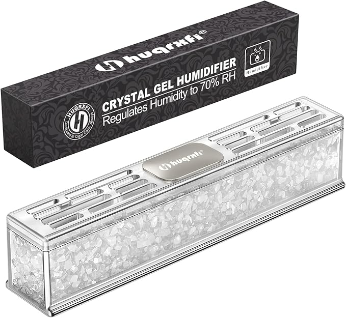 Pre-Filled Cigar Humidifier – Ready-to-Use Crystal Gel Humidifier, Cigar Humidor Accessories, Maintains Ideal 65-70% Cigars Humidity by Unknown