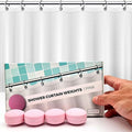 Powerful Anti-Billowing Magnetic Shower Curtain Weights for Splash-Free Bath Experience - 360° Silicone Wrapped - Will Never Rust - Heavy Magnets Prevent Curtain Liners from Blowing | 4 Pairs | Pink by HMmagnets